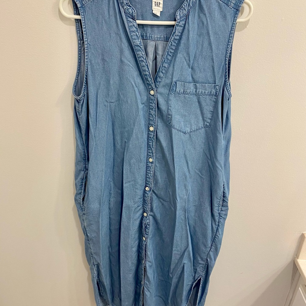 Gap Knee-Length Denim Dress